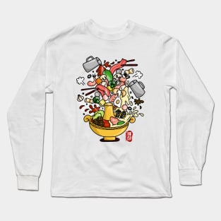 Hot Pot (colour) Long Sleeve T-Shirt